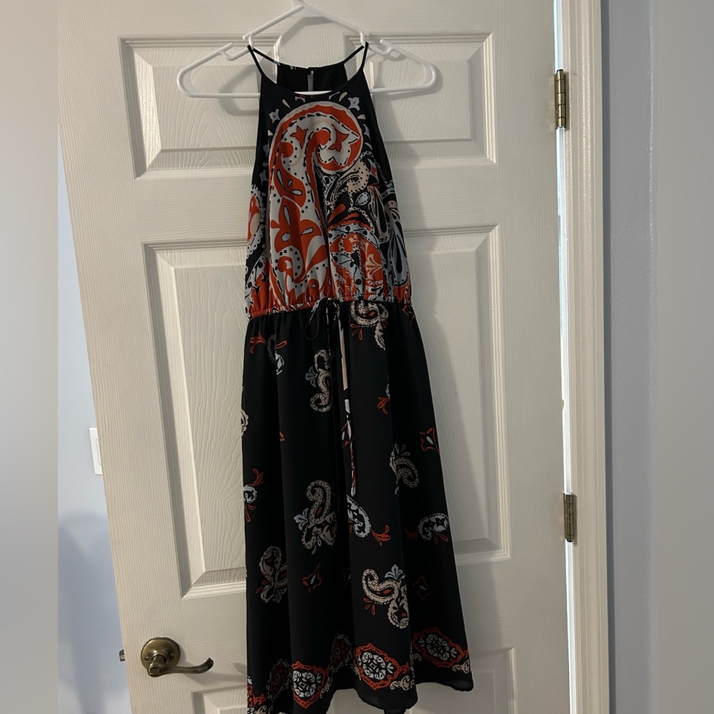 LOFT paisley style sleeveless dress